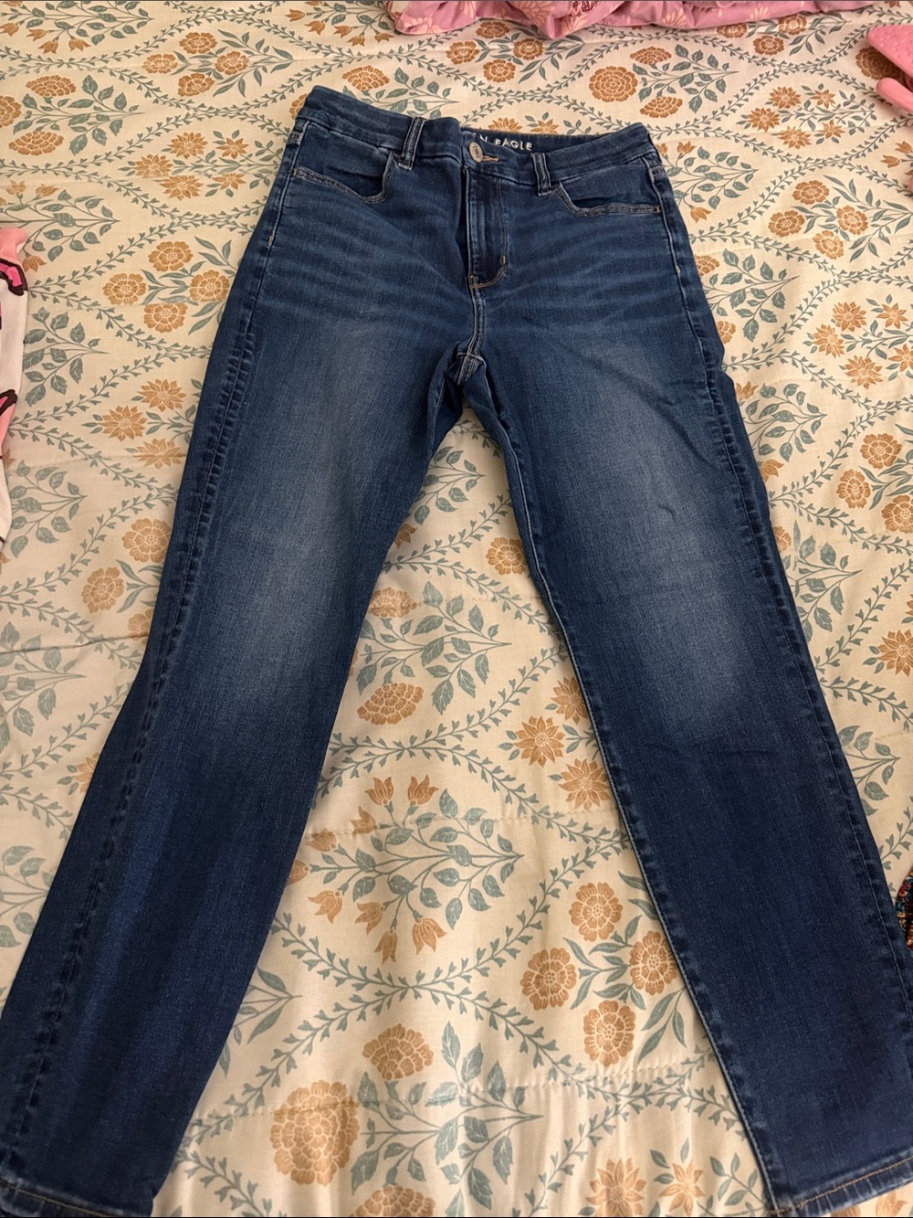 American Eagle Outfitters Skinny Jeans in Dark Indigo Wash
